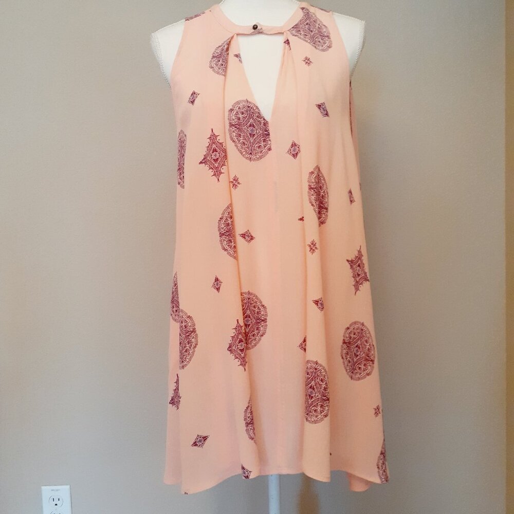 Free People Keyhole Mini Dress